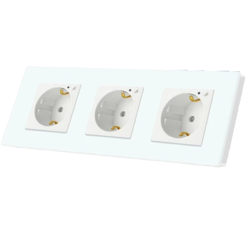 Розетка Bseed 3х - white